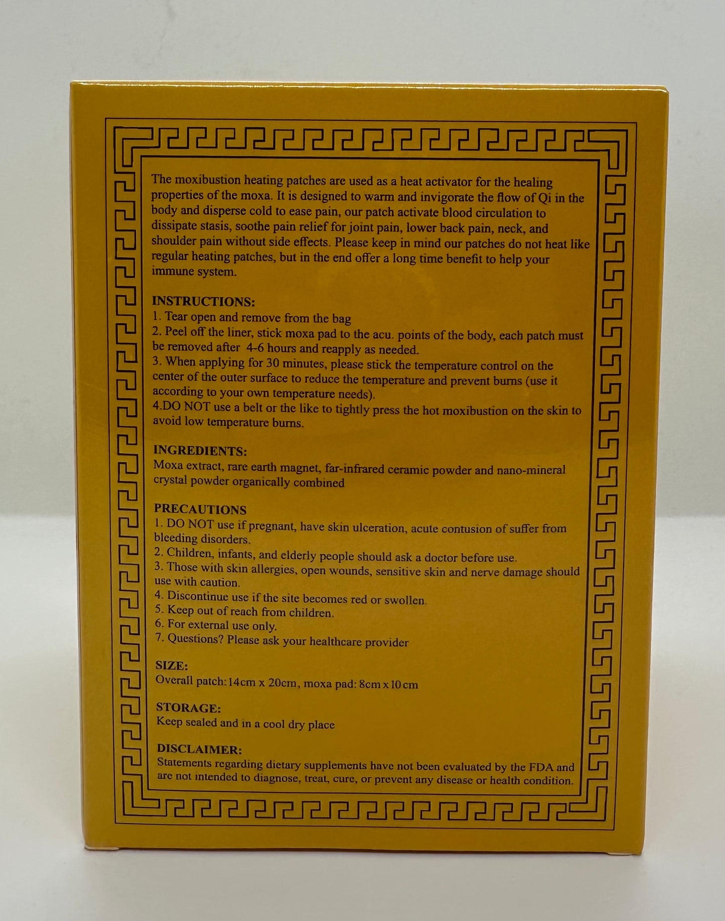 Moxibustion Heat Therapy Patch - 10 Patches