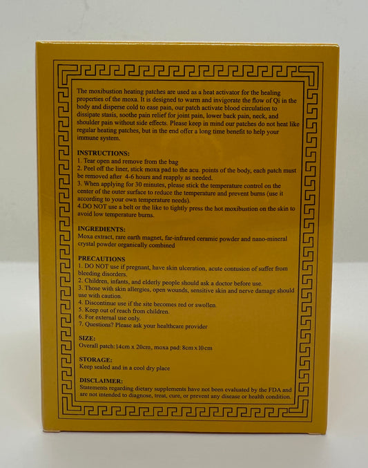 Moxibustion Heat Therapy Patch - 10 Patches